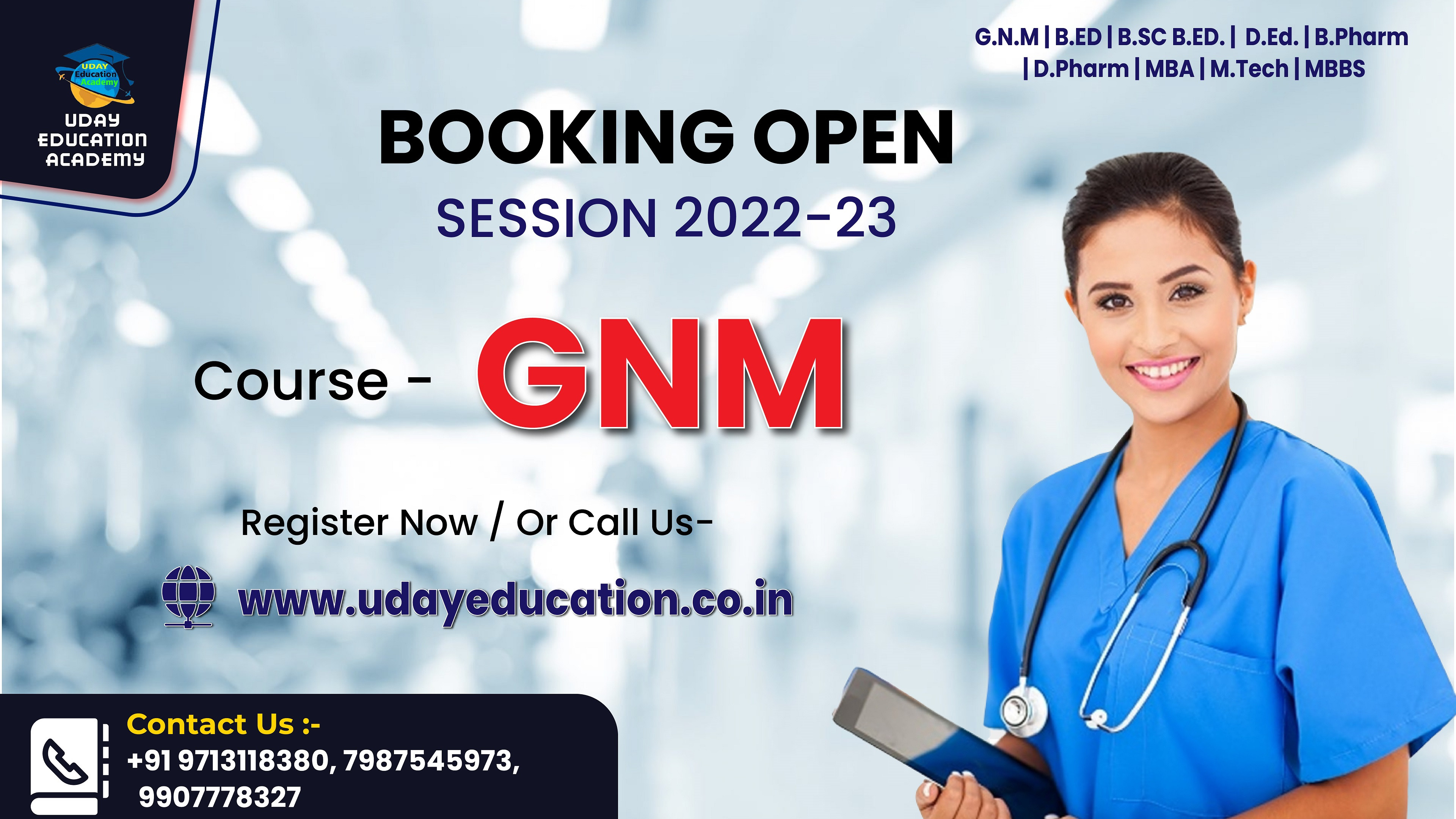 Booking Open For GNM Course Image